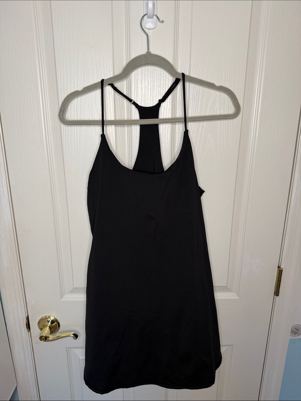 Zella Black Performance Tennis Dress with Built in Bra